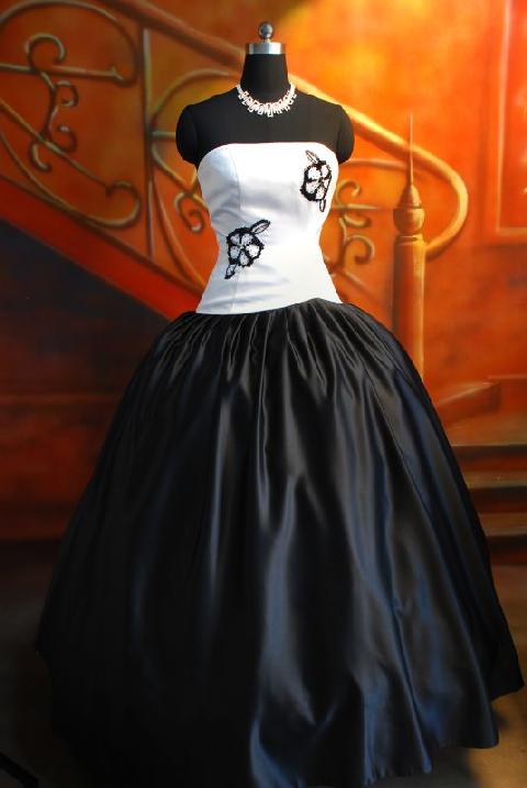 black and white prom dresses 2011	